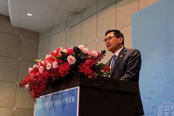 主辦單位海洋委員會劉國列主任秘書開幕致詞