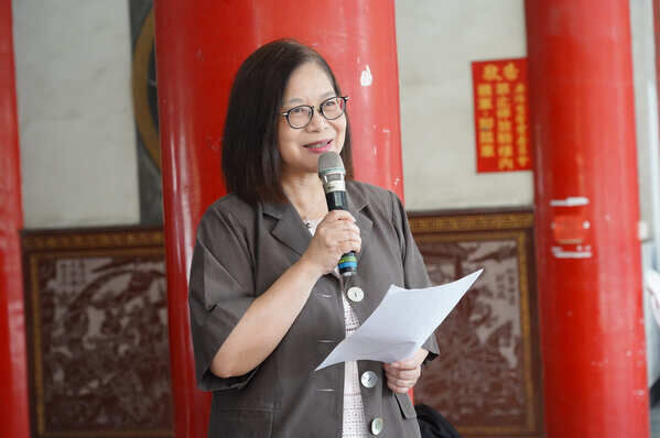 Bi-Ling Kuan, Minister of OAC, delivered welcoming speech