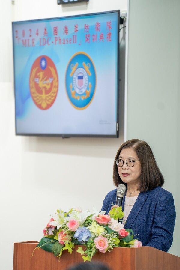 管碧玲主任委員主持「海域執法教官養成班-第2階段訓練」開訓典禮
