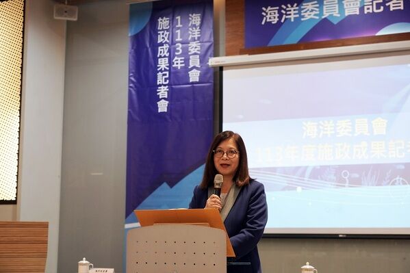 海委會主任委員管碧玲主持113年施政成果記者會2