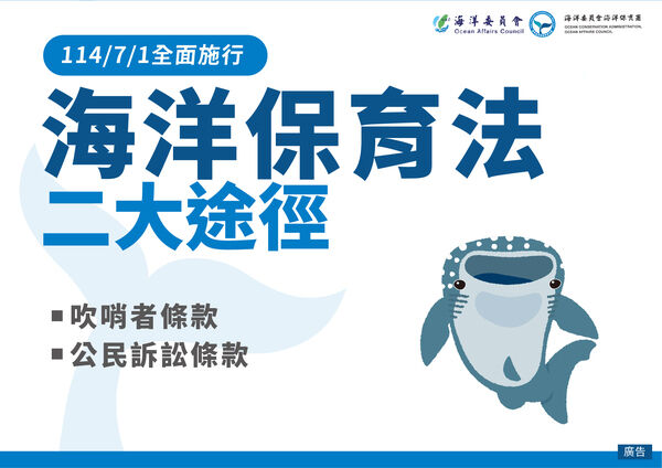 海洋保育法立法重點二大途徑