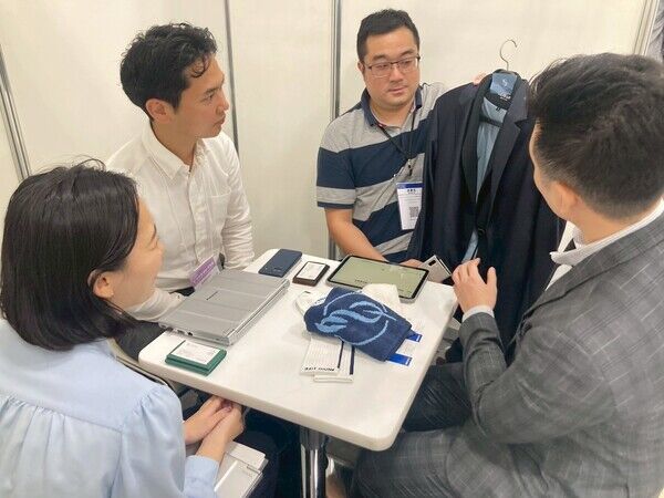 伸仁紡織與日本CLOMA企業會員(蝶理)一對一媒合會