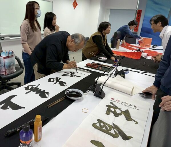 海巡退伍書法家筆墨傳誠(傳承)