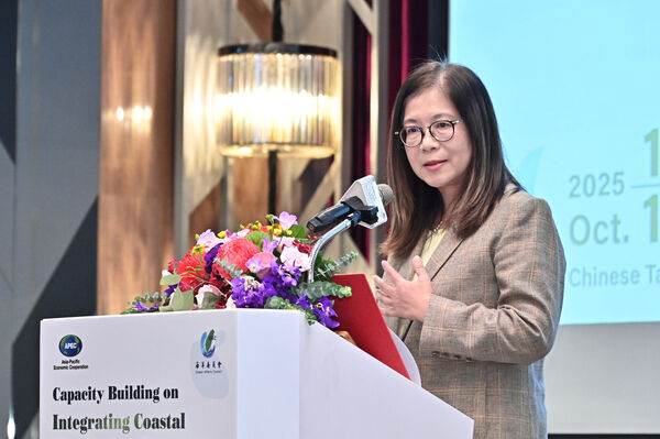 管碧玲主委於「亞太區域氣候政策納入藍碳之能力建構研習營」開幕致詞