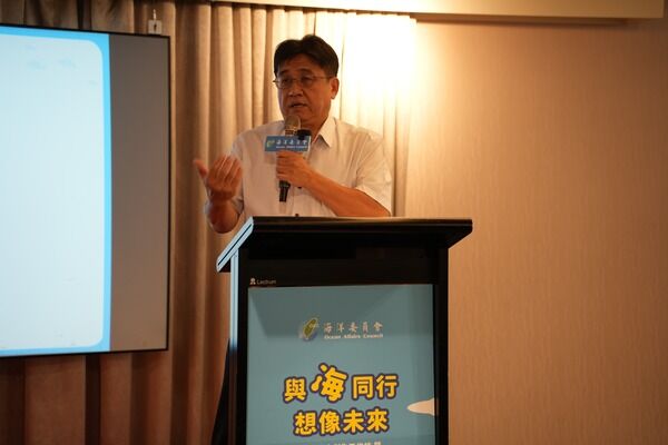 海洋委員會副主任委員吳欣修談到將持續強化公私協力，攜手民間共同推動海洋創生發展