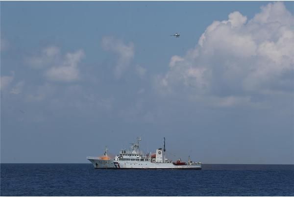 海巡署於南沙太平島實施南援三號演練