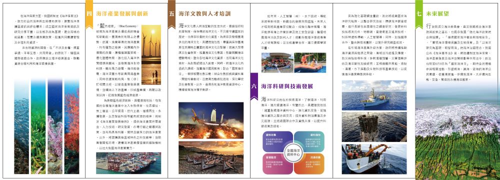 2020國家海洋政策白皮書簡介頁面二，詳細內容請瀏覽PDF電子檔