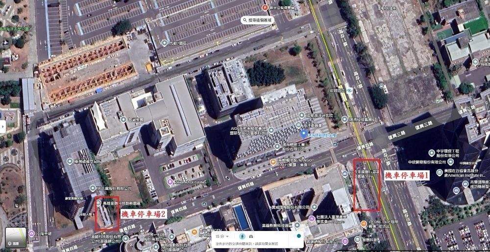 機車停車場衛星圖